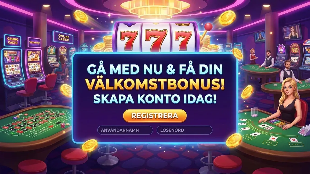 Registrera dig med bonus